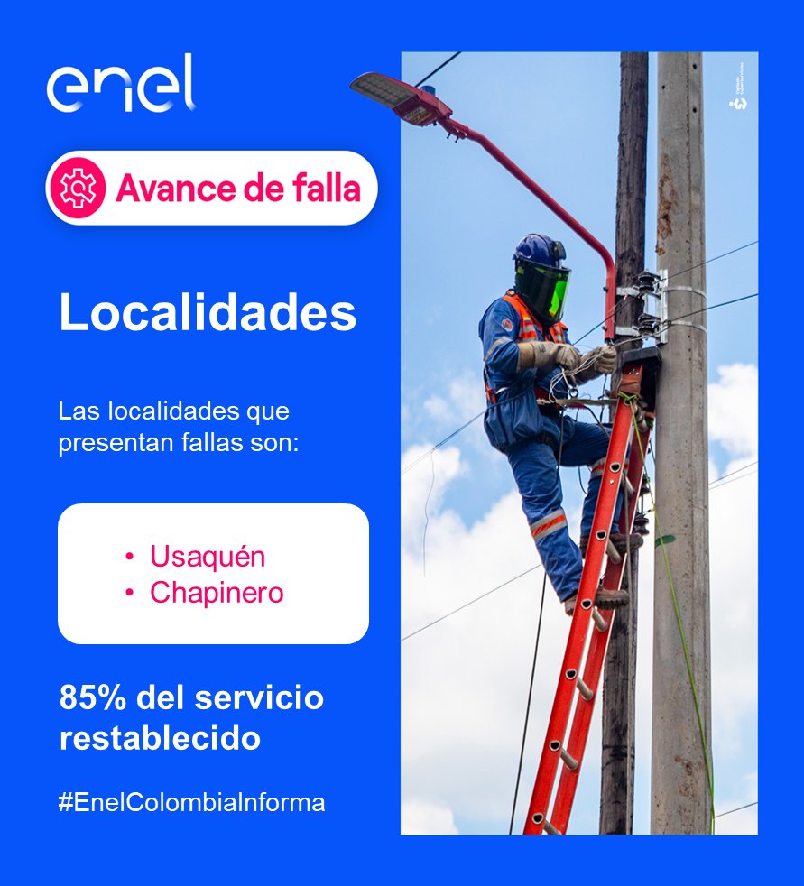 Servicio Enel Colombia tweet media