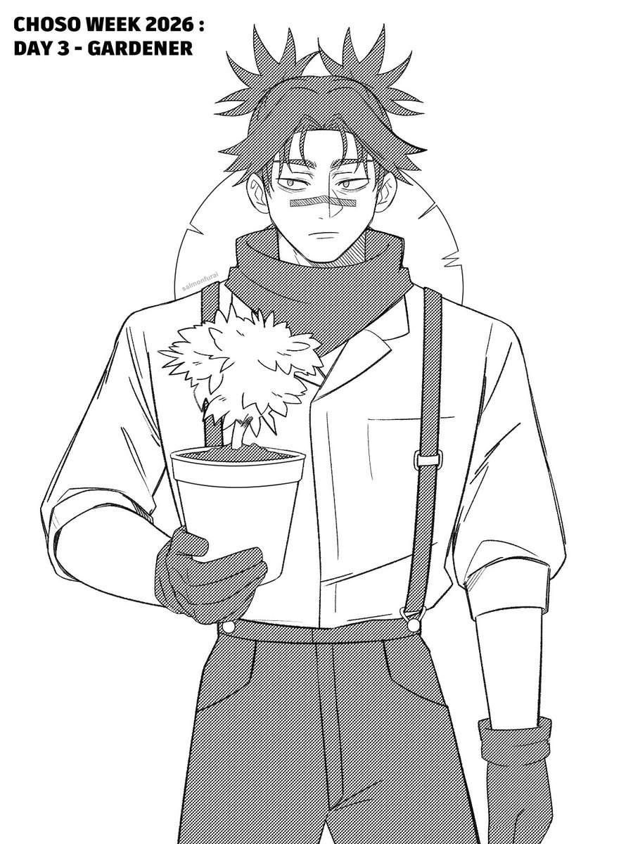 salmonfurai's tweet photo. #ChosoWeek2026 Day 3 : Gardener
#choso #jujutsukaisen https://t.co/CGemyCJSUb