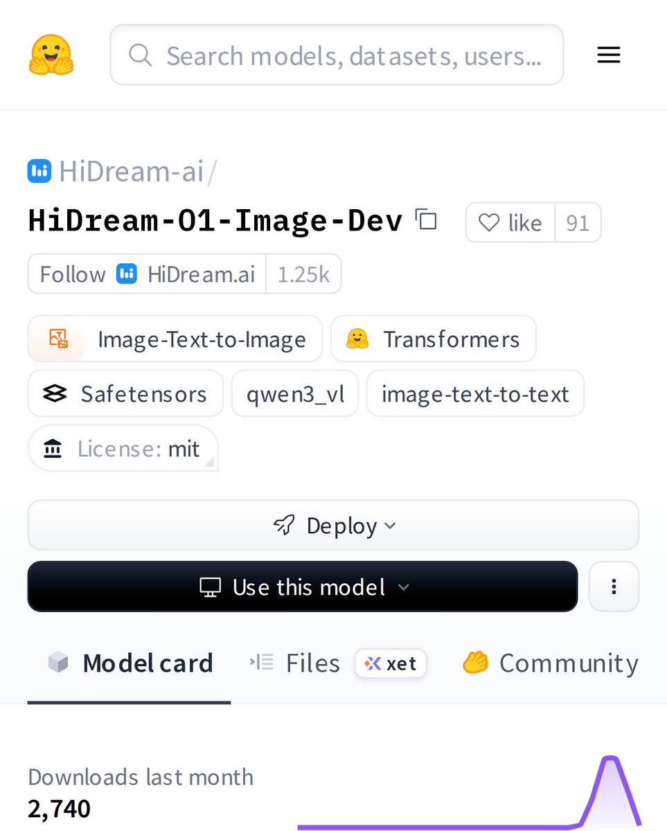 HuggingModels's tweet photo. Ever wanted to generate images from text but also refine them with your own edits? Meet HiDream O1 Image Dev, a model that takes image-text-to-image to a new level. It's like having a creative partner that understands both your words and your visual tweaks. https://t.co/9u2T5rSqsq