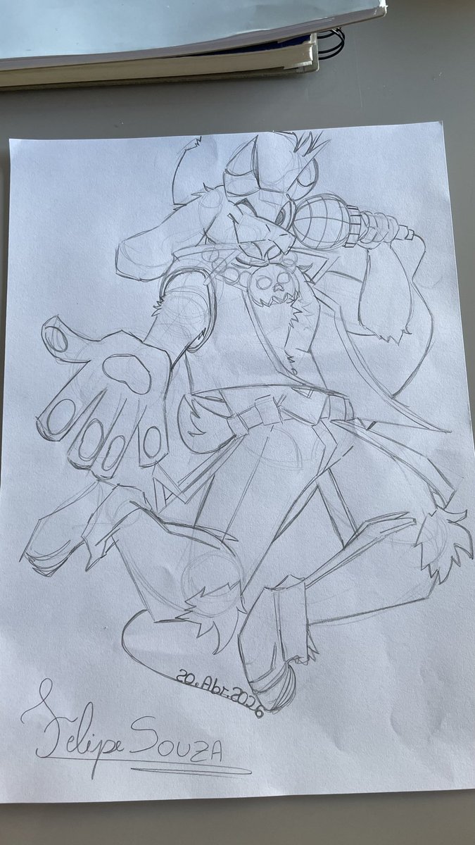 FelipeGSouza07's tweet photo. No dia 20 de abril de 2026
Fiz um desenho no papel do deltarune <3 https://t.co/3X7YyR6yPJ