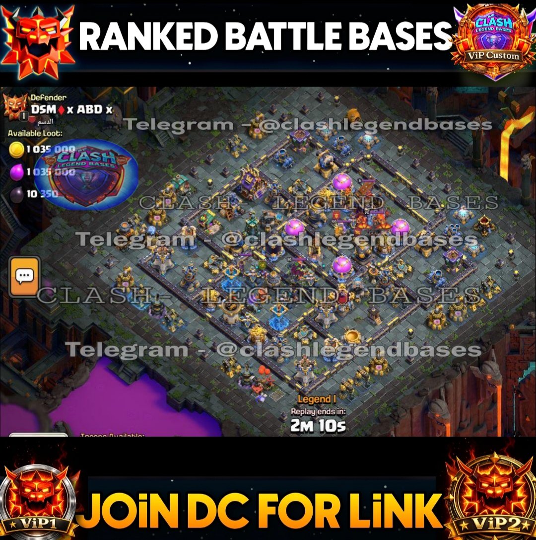 ClashLegendbase's tweet photo. 💎 *Join Membership* / Monthly Basis 💎
For Link  👇 
Open ticket - https://t.co/HaMof95qDv

Become a member through *Discord:* 
https://t.co/dTA0NXlO2t

#ClashOfClans #ClashEsports #th17BaseLink #clashlegendbases https://t.co/U2PzkMT8IU