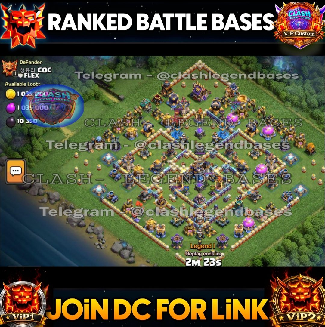 ClashLegendbase's tweet photo. 💎 *Join Membership* / Monthly Basis 💎
For Link  👇 
Open ticket - https://t.co/HaMof95qDv

Become a member through *Discord:* 
https://t.co/dTA0NXlO2t

#ClashOfClans #ClashEsports #th17BaseLink #clashlegendbases https://t.co/U2PzkMT8IU