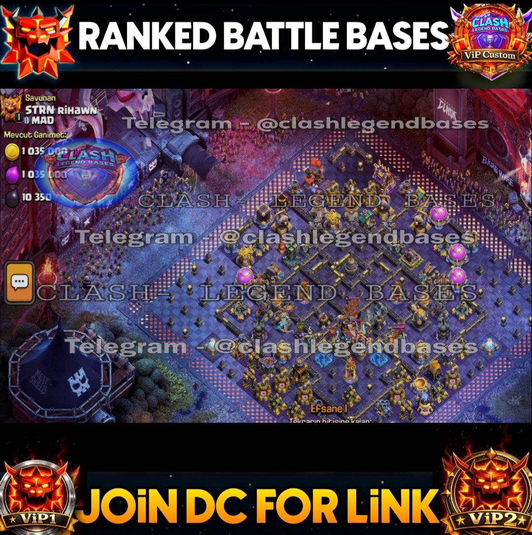 ClashLegendbase's tweet photo. 💎 *Join Membership* / Monthly Basis 💎
For Link  👇 
Open ticket - https://t.co/HaMof95qDv

Become a member through *Discord:* 
https://t.co/dTA0NXlO2t

#ClashOfClans #ClashEsports #th17BaseLink #clashlegendbases https://t.co/U2PzkMT8IU