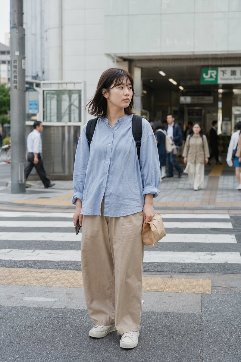本当にいそうなAI美女 tweet media