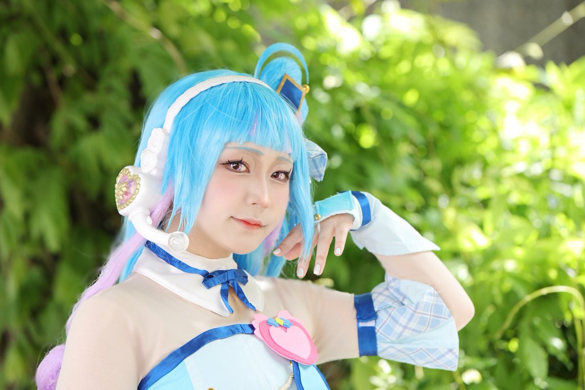 wasabi_ponnzu's tweet photo. cosplay   キミとアイドルプリキュア♪
キュアウインク🩵🩵

📷えば(@ebayan123 )さん
 #JPCC名古屋港シートレインランド
#プリキュアコスプレ https://t.co/sxQ1svOx1w