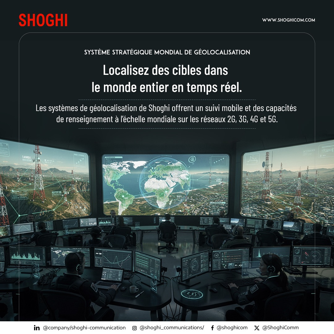ShoghiComm's tweet photo. SYSTÈME STRATÉGIQUE MONDIAL DE GÉOLOCALISATION
Localisez des cibles dans le monde entier en temps réel. [1]
https://t.co/330LExGCrv
#RenseignementNumérique #DétectionDesMenaces #InnovationDéfense #Shoghicom https://t.co/imXfHLohHB
