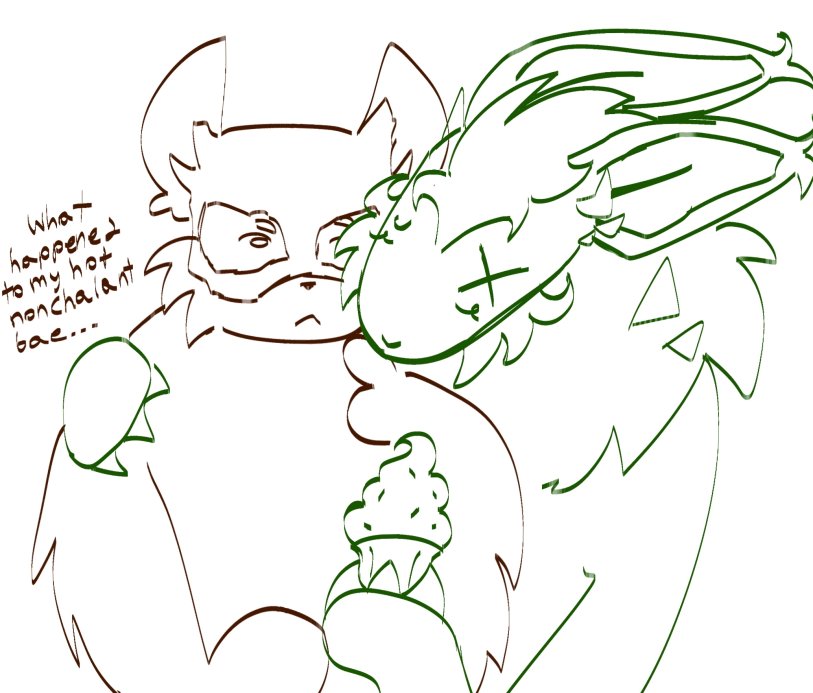 Kutawarii's tweet photo. yeah. I admit it. I yumeship with #nuclearrabbit from #kaijuparadise. anyways. here's art that my friends made of me and my dearest. love you guys. a lot. not more than #panshui and #nukawari .
#kp #kptwt ( #panshuitwt mention ) https://t.co/h2rpzqJGrT