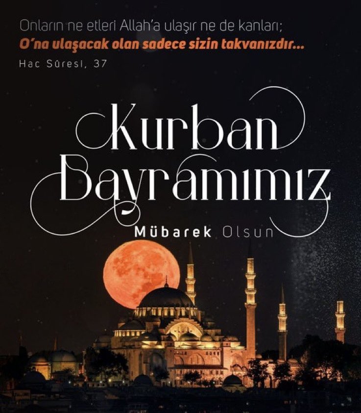 LokmanCagirici's tweet photo. Kurban Bayramınzı tebrik eder, Bayramın; Ailenize, Ülkemize ve İslâm Âlemine huzur, birlik ve beraberlik getirmesini niyaz ederim. https://t.co/OeCSgmKcMQ
