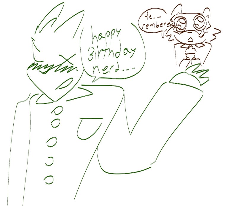 Kutawarii's tweet photo. yeah. I admit it. I yumeship with #nuclearrabbit from #kaijuparadise. anyways. here's art that my friends made of me and my dearest. love you guys. a lot. not more than #panshui and #nukawari .
#kp #kptwt ( #panshuitwt mention ) https://t.co/h2rpzqJGrT