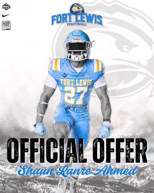 LanreShaun's tweet photo. After a great conversation with @coachwatt_12 , I’m blessed to receive an offer from Fort Lewis College! Thank you to the entire coaching staff for believing in me. @FLCFootball @SHBuffFootball @MattT8Scouting @sixstarfootball 
#AGTG https://t.co/NATjimnn6H