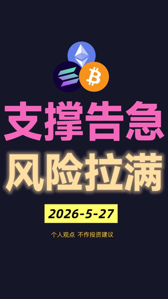 Bitkolbot's tweet photo. 5月27日比特币暴跌风险拉满！微策略少了15亿美元债务，BTC-ETH市场担心大机构���否大量抛售以太坊巨鲸也纷纷离场！#BTC #ETH #比特币今日行情 #币圈聚合群 #颜驰 #斗兽场 #比特币米娅 #WWG #币圈所长 https://t.co/SSaHTQjVcE