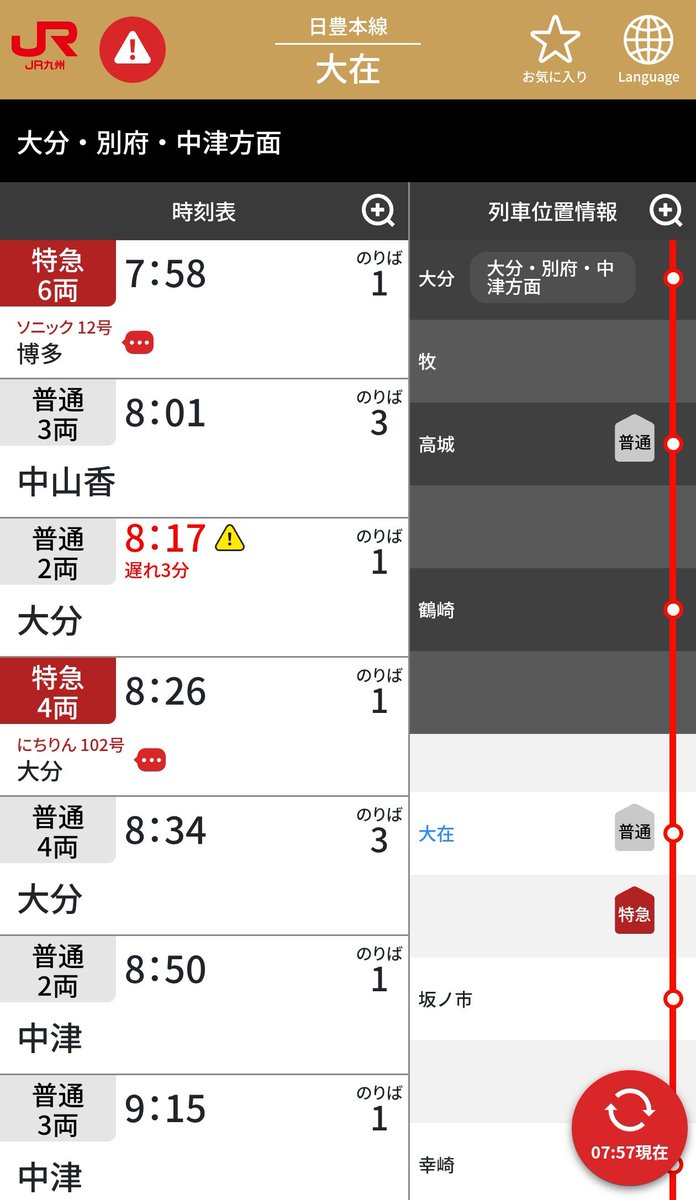 jikko680687's tweet photo. 【今日の885系】2026/5/27(Wed)☔
3012M特急ソニック12号 佐伯6:58発 博多行き(博多10:27着) ※本日1回走り
885系 SM3編成(本ミフ) ※スーパーマリオ×JR九州〜Let’s GO KYUSHU〜キャンペーンラッピング車両
#885系 #SM3 #ラッピング車 #スーパーマリオ #南福岡車両区 #日豊本線 #大在駅 #坂ノ市駅 https://t.co/xdN56mPYDl