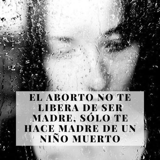 liderSanAlfonso's tweet photo. El #aborto solamente te convierte en madre de un hijo muerto, no te libera absolutamente de nada.
#SiAlaVida https://t.co/9qD5FUpyUT