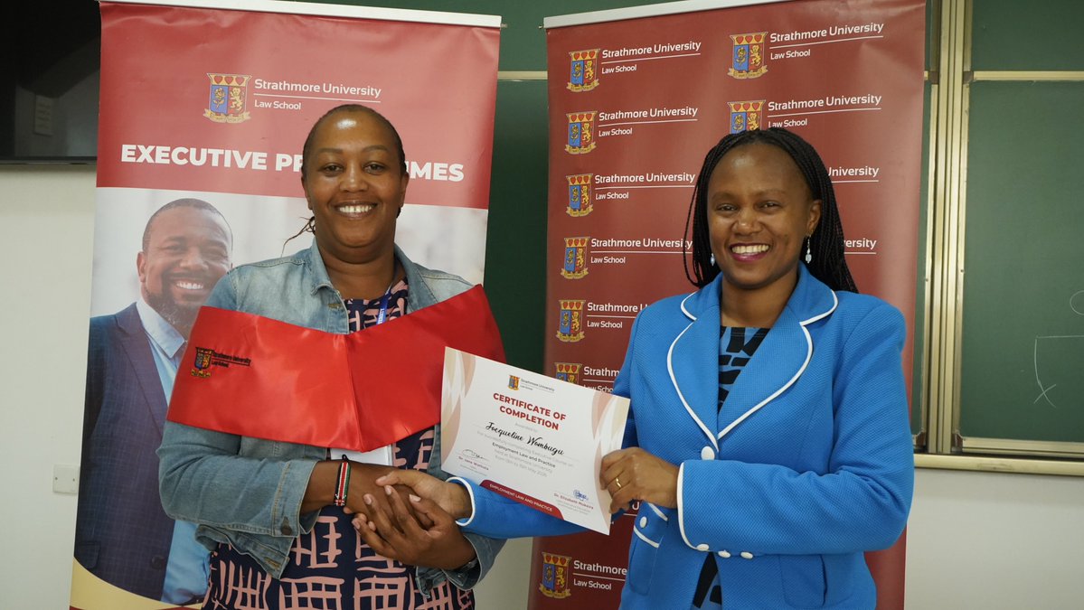 StrathmoreLaw's tweet photo. Last week, we concluded the Executive Programme in Employment Law &amp; Governance by our Executive Programmes department.

We thank all our participants for being part of the programme and look forward to welcoming more professionals to our upcoming executive courses! https://t.co/3i7XeDZGMt