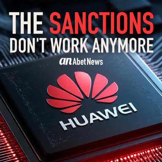 AbetPublishing's tweet photo. Washington's chip sanctions were built on one assumption: you can't make advanced semiconductors without ASML's EUV machines.

Huawei just announced it doesn't need them.

The wall has a door.
https://t.co/BocFHDKDgx

#TechInWar #Huawei #Semiconductors #ChipWar #AIRace https://t.co/i8BZ8PceE9