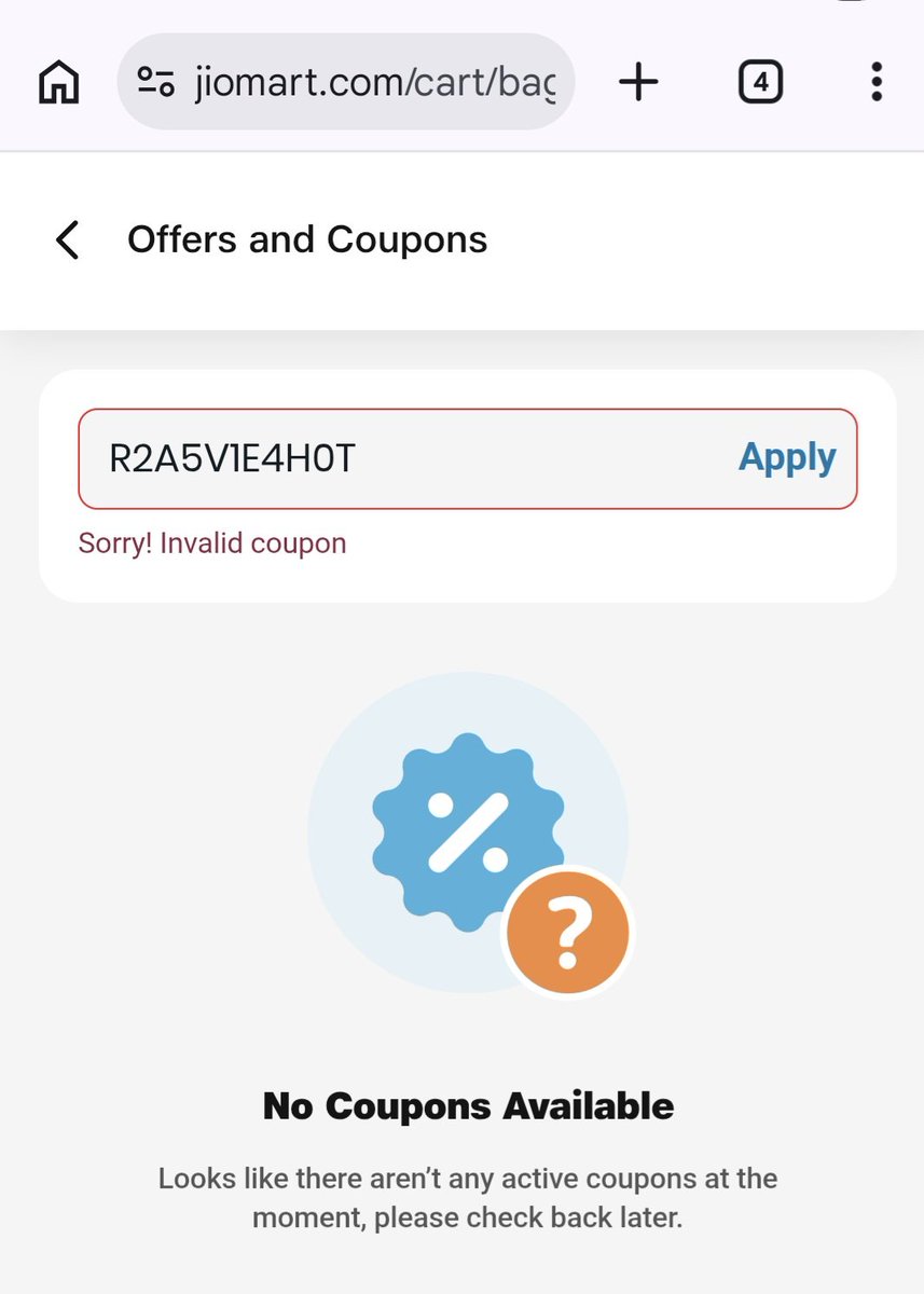 wasim1507's tweet photo. @JioMart_Support Time has come to uninstall the Jiomart App as you have removed all the coupons. There are other online platforms where rates of items are less compared to Jiomart. So, goodbye to Jiomart. https://t.co/QxwG0nuWnO