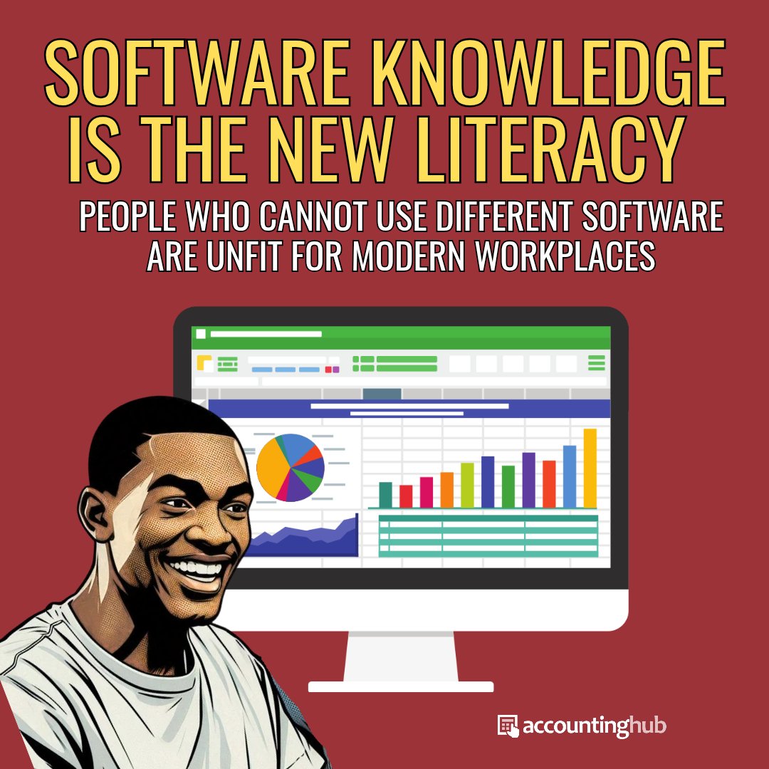 accountinghub_'s tweet photo. SOFTWARE KNOWLEDGE IS THE NEW LITERACY 

There was a time when being able to read and write was enough to change somebody’s life.

People who could read letters, fill forms and write documents were seen as educated and employable.

But the world has changed.

Today, software knowledge is becoming the new literacy.

Because almost every workplace now runs on software.

Businesses use spreadsheets.

Teams communicate online.

Meetings happen virtually.

Reports are prepared digitally.

Customer records are stored electronically.

Invoices are generated with software.

Employers now expect people to know how to use workplace tools.

This is why many intelligent people still struggle in today’s workplace.

Not because they are not smart.

But because they were educated for a world that is changing very fast.

A graduate who cannot use workplace software may struggle beside somebody with fewer certificates but stronger digital skills.

A business owner who cannot use simple digital tools may lose money daily without realizing it.

A stay at home mum with digital skills can suddenly start working remotely for clients across the world.

This is why digital skills are no longer optional.

They are becoming basic survival skills for modern work and business.

At Data Entry Academy, we teach everyday people practical workplace tools that can help them become employable, organized and self reliant in just 30 days.

Now it’s time to enroll in Data-Entry Academy Batch 21. Classes start on 01Aug2026.

43,000 Naira
Accountinghub academy
Access Bank
0805957282 is the account number
Email Ahubacademy@gmail.com enrollment after payment

See you in the Academy.

#dataentryacademy
#workplaceskills