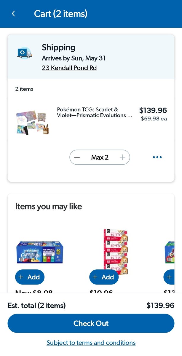 YotisPano's tweet photo. @SamsClub Shame on you! Do better next time. Within 5 seconds of 11:00pm I had 2 Prismatic SPC boxes in my cart and you decided to log me off??? #Costco puts you to shame for reasons like this! #ridiculous https://t.co/AGMhPxBmDE