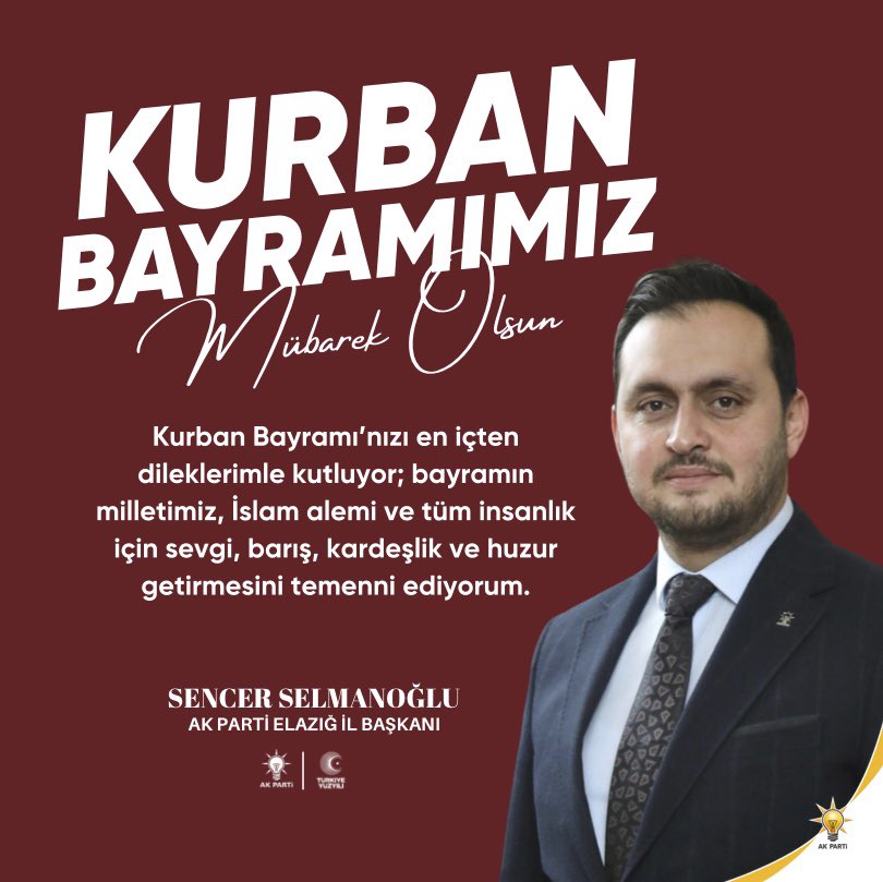 isselmanoglu23's tweet photo. Bayramın bereketini ve paylaşmanın huzurunu hep birlikte yaşayacağımız nice bayramlara…

@Akparti 
@abuyukgumus https://t.co/YQYWMuv1bc