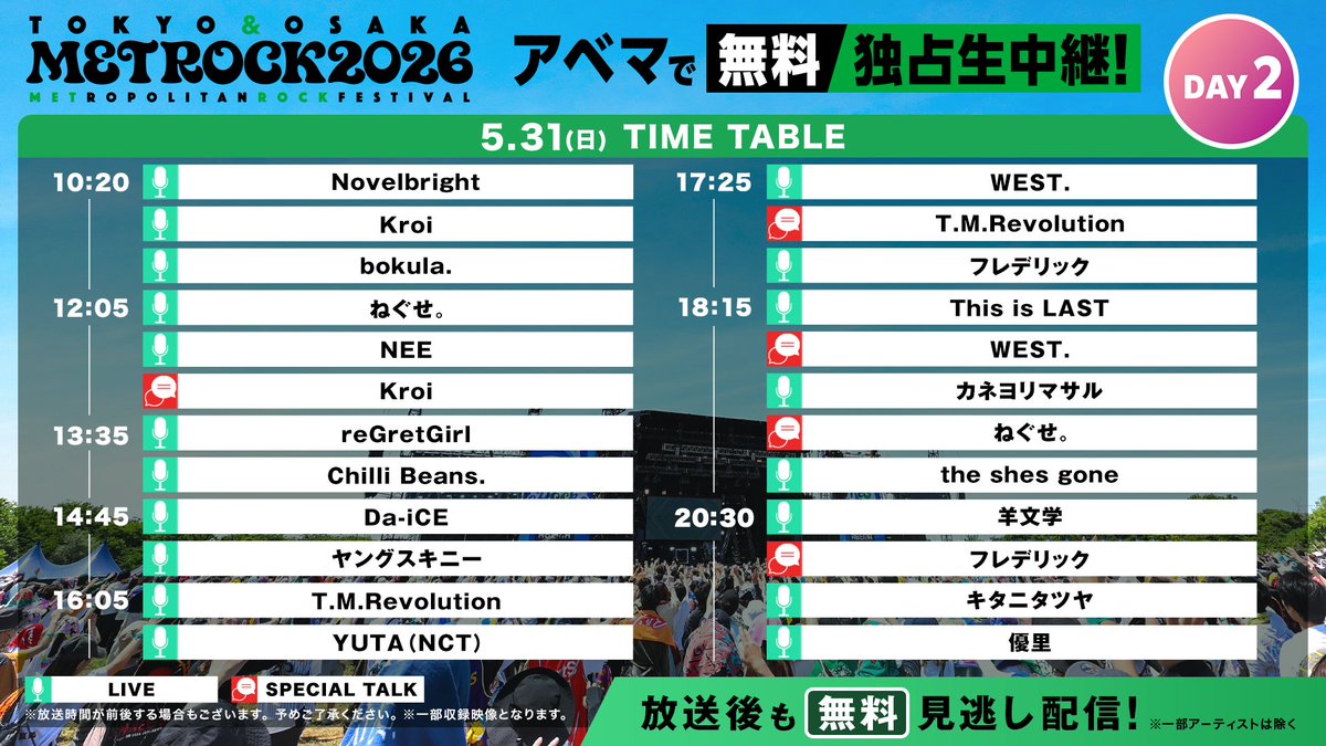METROCK(メトロック) tweet media
