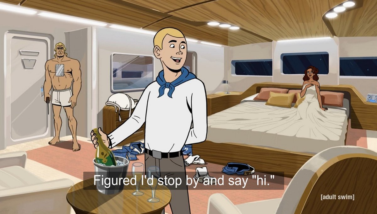allyseea's tweet photo. Gargantua-2, am I right? 
#VentureBros https://t.co/45iWZVnEWQ