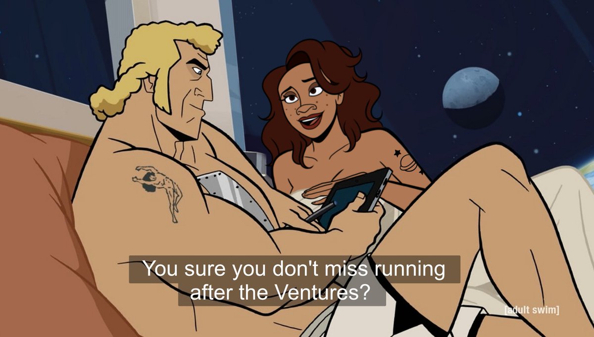 allyseea's tweet photo. Gargantua-2, am I right? 
#VentureBros https://t.co/45iWZVnEWQ