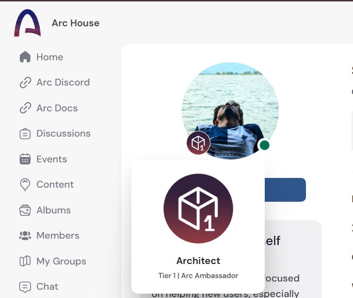 Officially approved as an Architect Tier 1 | Ambassador in the @arc ...
