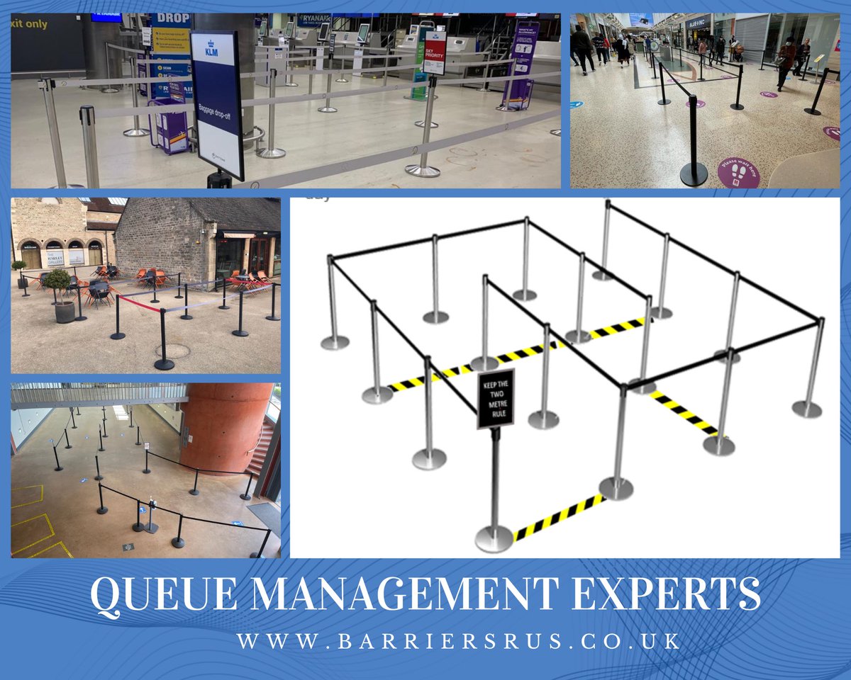 barriers_R_us's tweet photo. Queue management made easy with premium barrier systems from  Barriers R Us 🚧
Improve customer flow, safety &amp; crowd control across retail, airports &amp; events.

#QueueManagement #CrowdControl #QueueBarriers #RetractableBarriers #CustomerExperience https://t.co/SsbOh338Sq