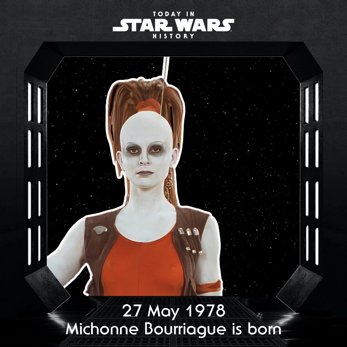 TodayinStarWars's tweet photo. 27 May 1978 #TodayinStarWarsHistory "Your nightmares now have a name, hierophant, and that name is Aurra Sing!" #AurraSing #MichonneBourriague https://t.co/CMEO4NVj0Z