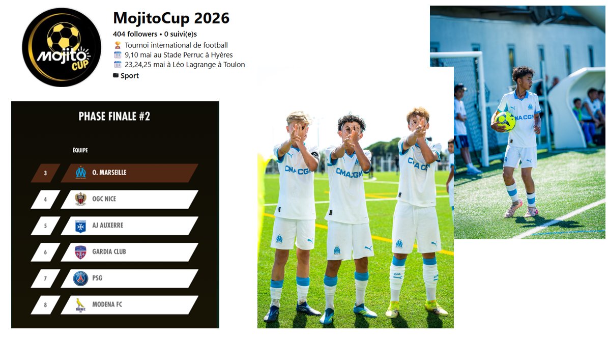 OMCdF's tweet photo. 🏆 Tournoi Mojito Cup #U13 : A l'instar de nos #OMU19 (à l'International Cor Groenewegen Tournament) et de nos #OMU14 (au Tournoi de Baisieux), nos #OMU13 terminent à la 3eme place  de la Mojito Cup (remporté par le Torino) 👏 https://t.co/l2fttixpf1