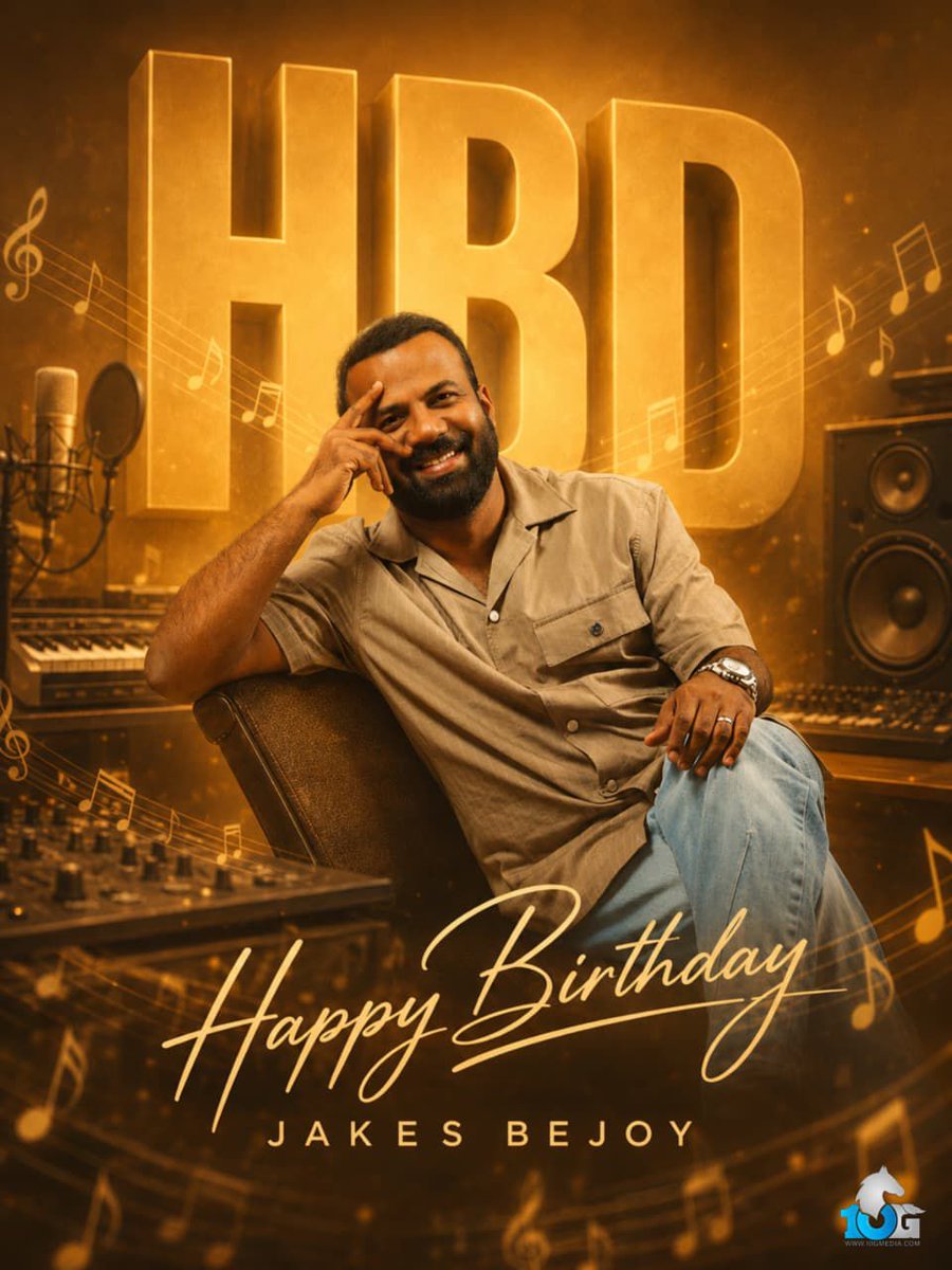 TeamPfo's tweet photo. More beats, more hits, more glory. Happy Birthday @jakes_bejoy!👑

Have a Blockbuster Year.🔥🤘

Waiting for #Khalifa &amp; #INobody!🤞
#PrithvirajSukumaran https://t.co/WMmj26h2hW