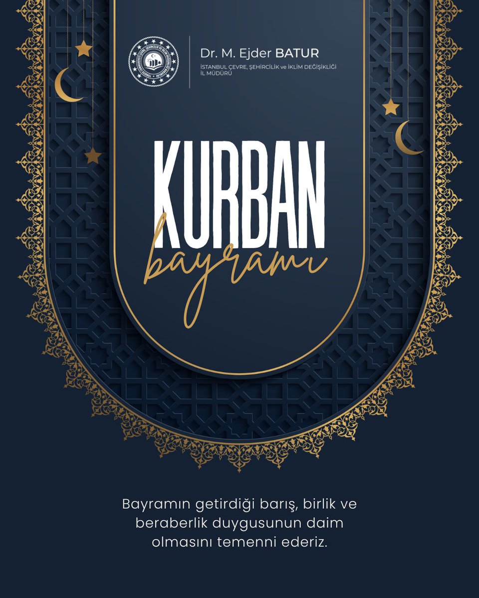 MEjderBatur's tweet photo. Paylaştıkça çoğalan güzelliklerin, bir arada olmanın ve yardımlaşmanın değerini en çok hissettiğimiz zamanlardayız. Kurban Bayramı’nın kalplerimize huzur, evlerimize bereket getirmesini diliyorum.
​Bu bayramda da sevdiklerinizle kıymetli anılar biriktirmeniz dileğiyle; kazasız, belasız, sağlıklı ve mutlu bayramlar dilerim.

Kurban Bayramımız mübarek olsun.