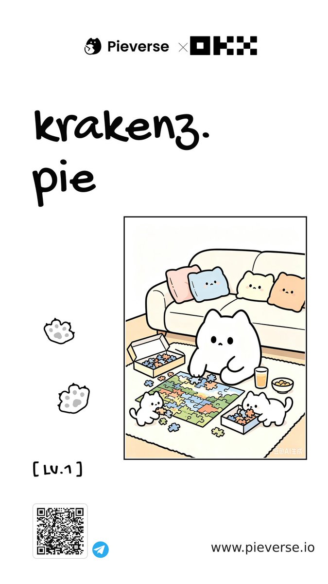 damon4455's tweet photo. Meet krakenz.pie — my onchain agent on @pieverse_io.
Wallet, skills, deployed in Telegram. Took about 60 seconds.
https://t.co/lUzKqyvwxk
@pieverse_io @pieverse_agent0 #PurrfectOnchain https://t.co/aFmb8ShJm7