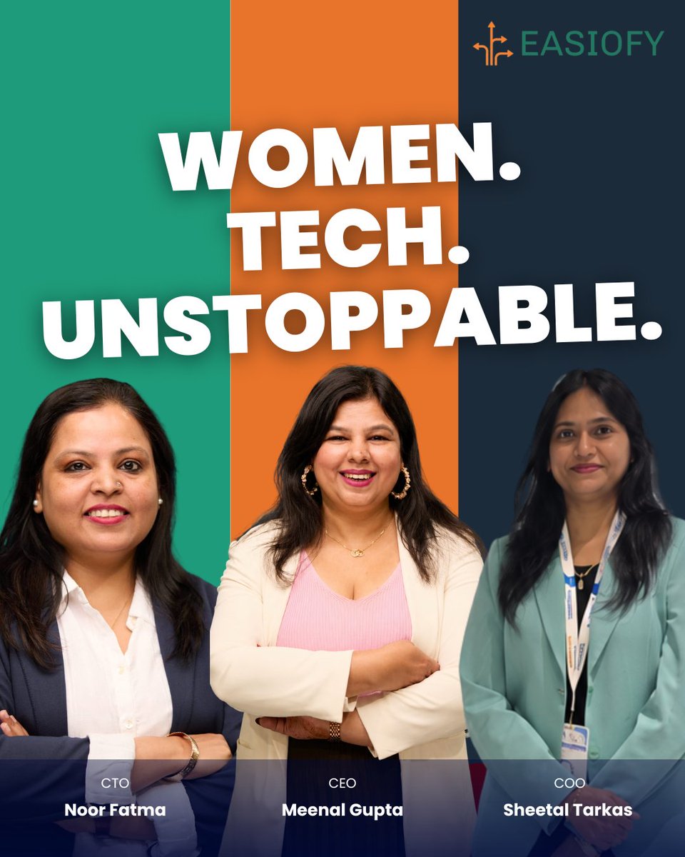 easiofysolution's tweet photo. Building deep-tech as women in India means being the only ones in the room, at investor meetings, boardrooms, and conferences. We stopped waiting to belong. We started changing how the room looks. #WomenInTech #DeepTech https://t.co/1txkWeCMTQ