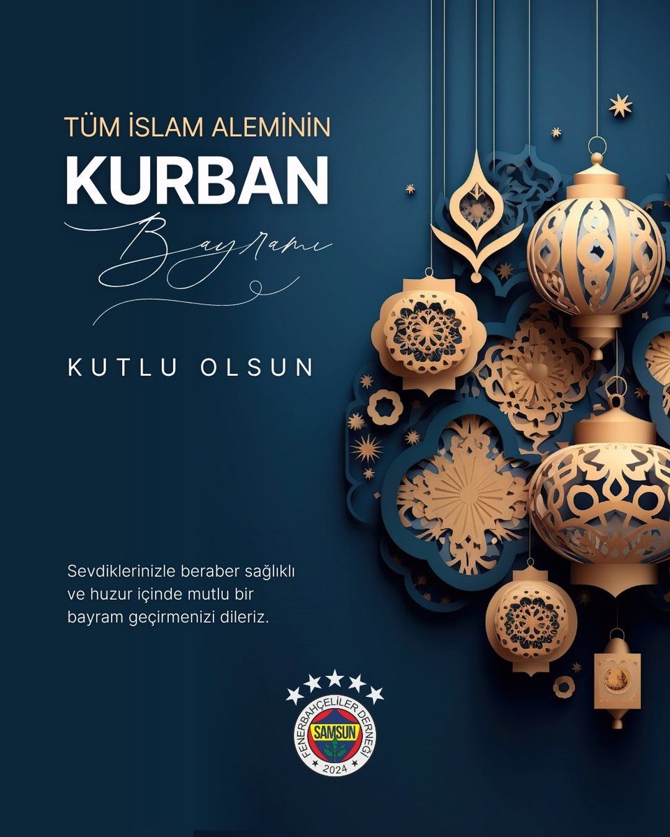 samfeder19_07's tweet photo. Tüm İslam Aleminin, Kurban Bayramınız Mübarek Olsun 🤲🏼🤲🏼🤲🏼

#KurbanBayramı 
#Fenerbahçe 
#samfeder
#samsunfenerbahcelilerdernegi https://t.co/bkdRPknl9s