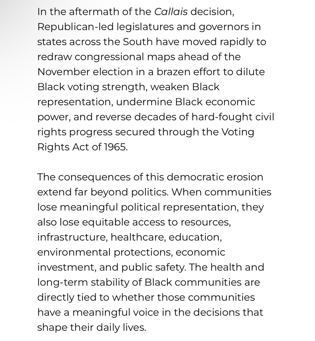 NationalAction's tweet photo. Congressional Black Caucus Urges Corporate America to Defend Democratic Principles and Black Political Representation

https://t.co/8hmZ5pZbJd https://t.co/s8011aj5vL