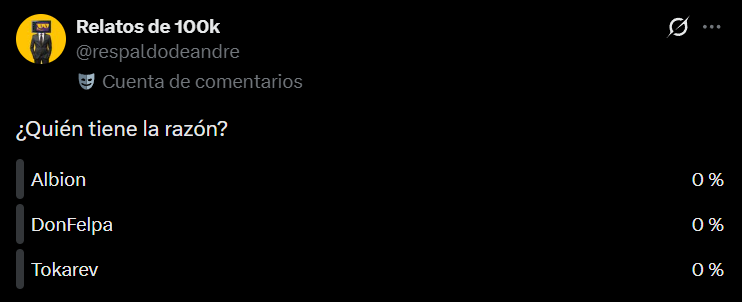 Relatos de 100k tweet media