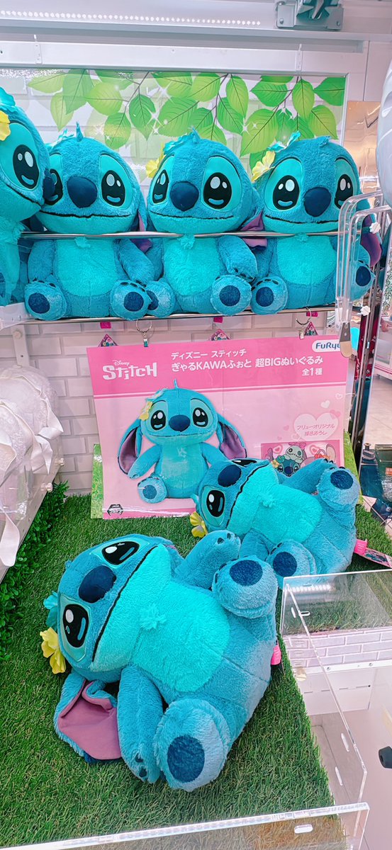 📢景品入荷情報⭐️ ディズニースティッチ ぎゃるKAWAふぉと 超BIG