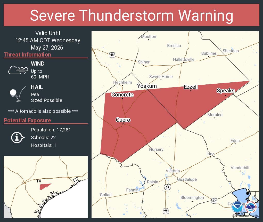 NWS Severe Tstorm tweet media