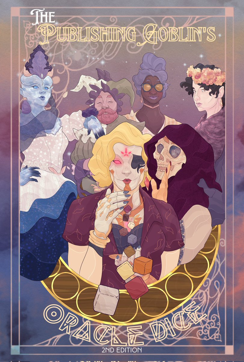 czarfunkle's tweet photo. The Publishing Goblin's Oracle Dice 2nd Edition Guidebook Cover (2022)
#art #commission #tarot https://t.co/9qgTpj9gTf