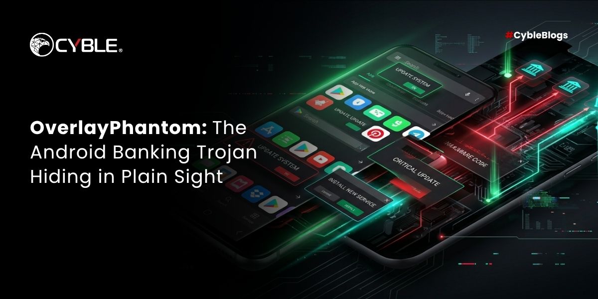 CybleInsights's tweet photo. Cyble analyzes OverlayPhantom, an Android banking trojan targeting 180+ apps across 10 countries, stealing credentials via fake overlays and real-time screen streaming.
https://t.co/nsURKLe30L
#AndroidMalware #ThreatIntel #BankingTrojan #CredentialTheft https://t.co/JBfZFgI6H6
