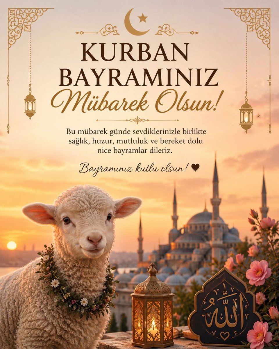 didem__ay's tweet photo. Kurban Bayramınız kutlu olsun. Sevdiklerinizle birlikte güzel bir gün geçirmeniz ve yüzünüzde gülümseme olması dileğiyle… https://t.co/vpvj7UIZCt