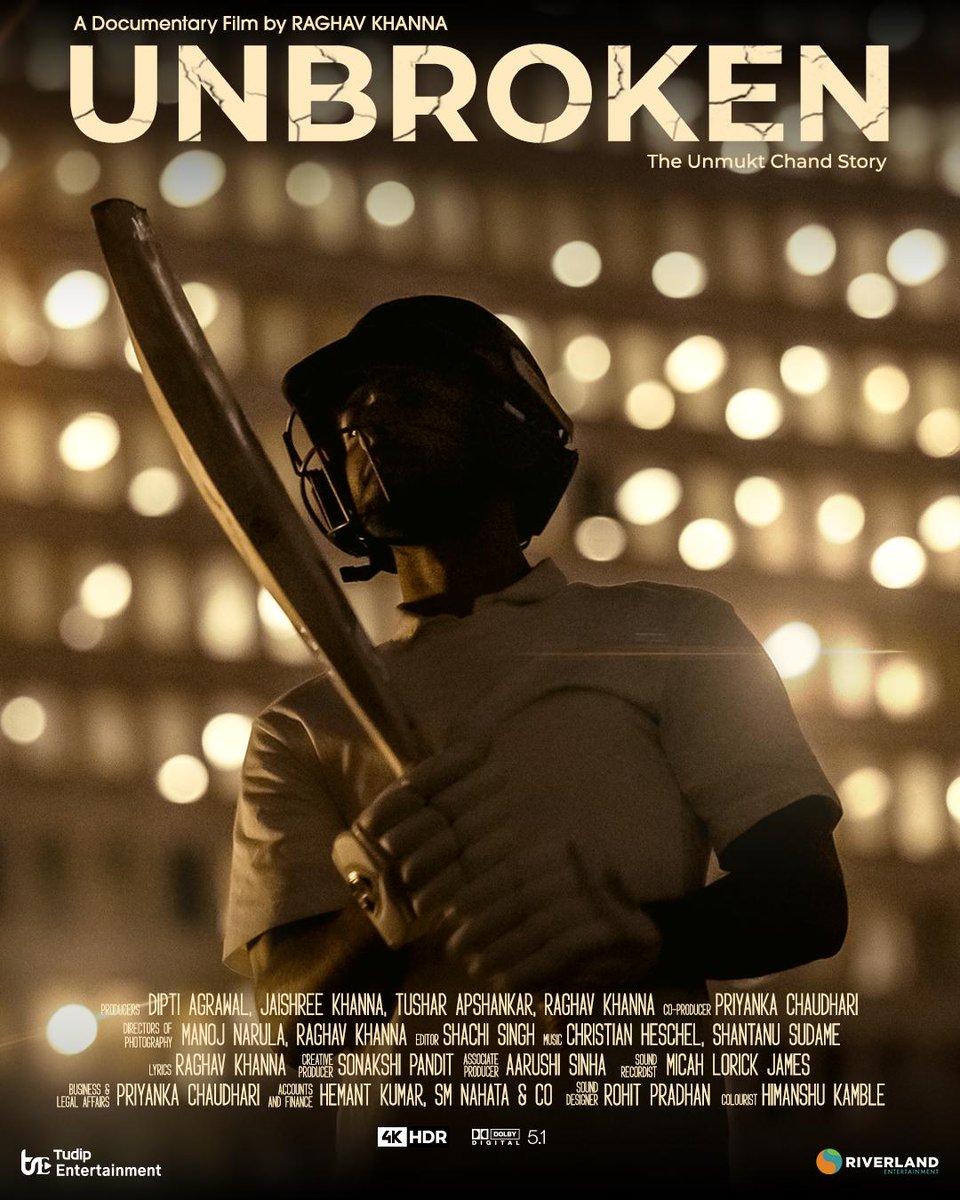 CinemaRareIN's tweet photo. Former Indian cricket captain leaves behind potential national glory to chase his dreams in American cricket.

Documentary feature #Unbroken: #TheUnmuktChandStory (2025) by #RaghavKhanna, now streaming on @ZEE5India.

@UnmuktChand9 @PicturesPVR @ZeeMusicCompany https://t.co/DnGadhY6br