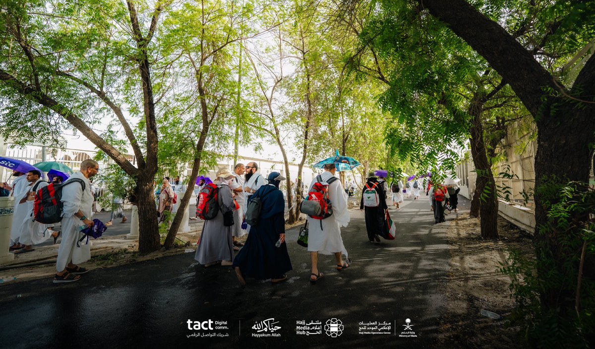 tactSA's tweet photo. مشهدٌ يتكرر كل عام، ويبقى مهيبًا في كل مرة✨

#حياكم_الله
 #حج_1447هـ https://t.co/zv9f9Cpzbe