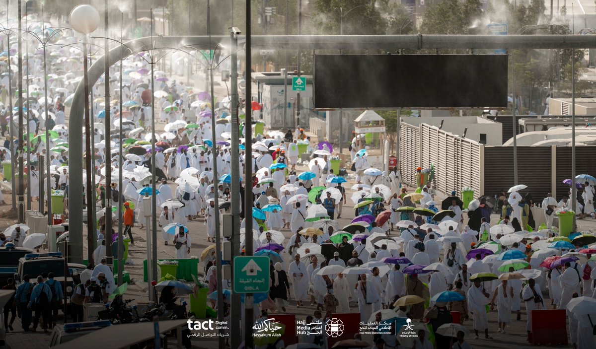 tactSA's tweet photo. مشهدٌ يتكرر كل عام، ويبقى مهيبًا في كل مرة✨

#حياكم_الله
 #حج_1447هـ https://t.co/zv9f9Cpzbe