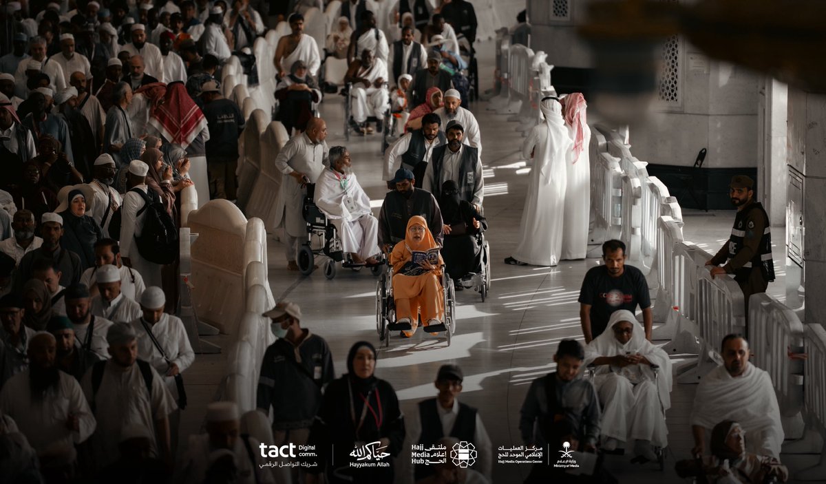 tactSA's tweet photo. مشهدٌ يتكرر كل عام، ويبقى مهيبًا في كل مرة✨

#حياكم_الله
 #حج_1447هـ https://t.co/zv9f9Cpzbe