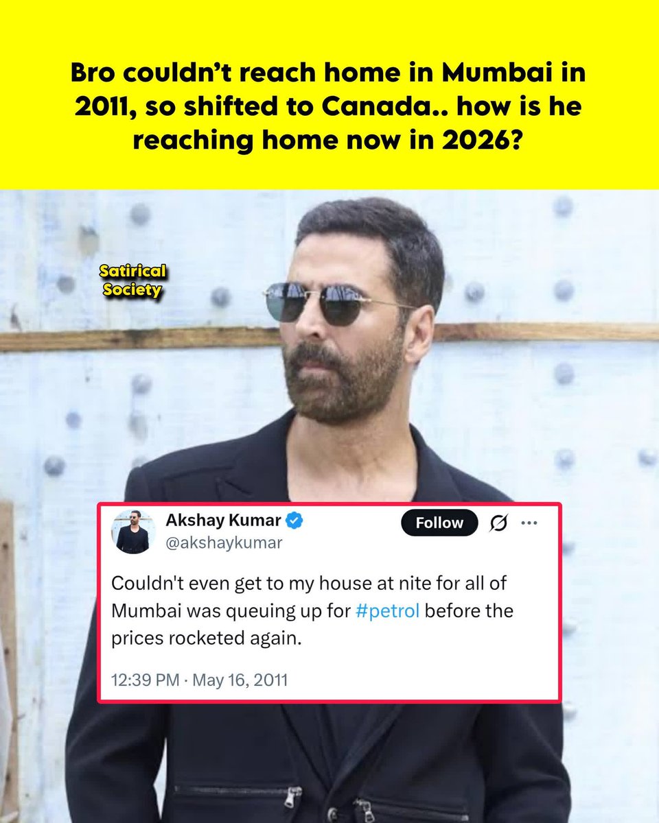 AnamSultanINC's tweet photo. @akshaykumar ???? 🤔
.
.
#lifestyle #PetrolPriceHike #akshaykumar https://t.co/kDzaIGN0Fq