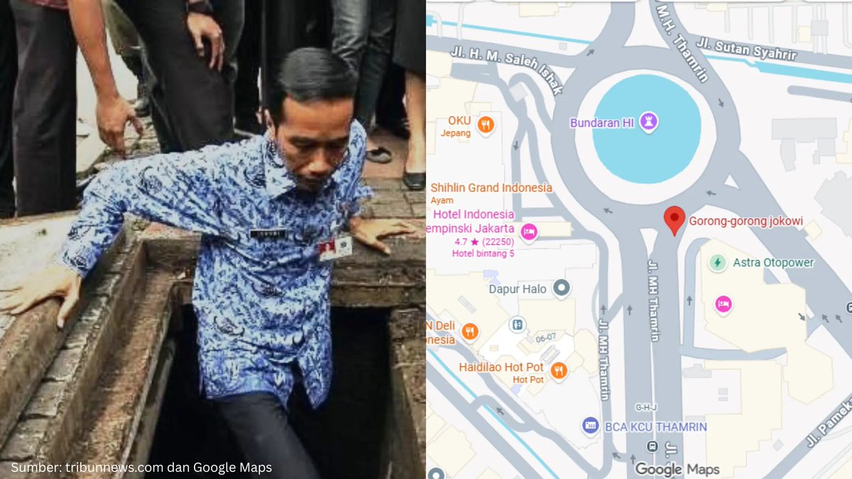 cungss's tweet photo. @jiratickets The Jokowi's Manhole refers to a manhole in Jakarta's main commercial district where Joko Widodo - then the governor of Jakarta - took a dip into the sewer in 26 December 2012 - that helped him winning a presidential election the next year.  https://t.co/QumPYOpwV3 https://t.co/KKooyFjivV