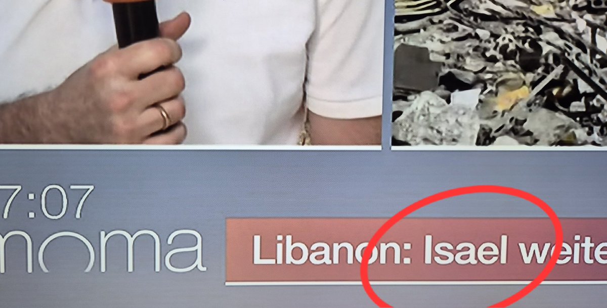tomjaycat's tweet photo. Liebes @zdf: Was, bitte schön, is Isael??? https://t.co/5xHrYhZvPf