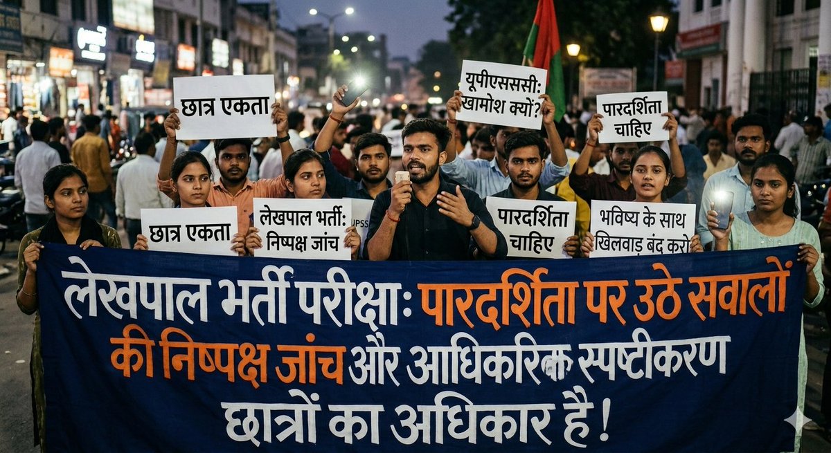anoops288's tweet photo. #Lekhpal_Exam_Investigation
UPSSSC लेखपाल भर्ती परीक्षा में हुई धांधली और पेपर लीक के आरोपों की निष्पक्ष जांच होनी चाहिए। युवाओं के भविष्य के साथ खिलवाड़ बंद हो! https://t.co/HQJrbmczlY